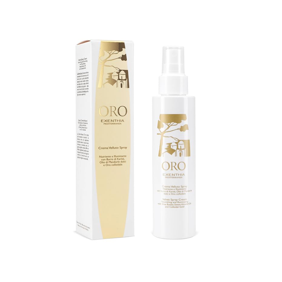 Oro Spray Crème Velours Corps Exenthia Mediterranea soin de luxe