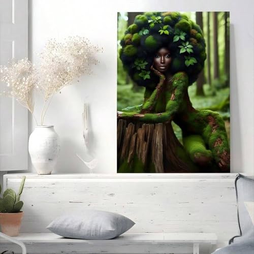 Affiche murale texturée avec cadre chic pour salon moderne grand format 80x140 cm