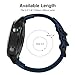 MoKo Band Compatible with Garmin Fenix 6S/Fenix 6S Pro/Fenix 5S/Fenix 5S Plus Smart Watch, Fine Woven Nylon Adjustable Replacement Strap with Metal Buckle - Royal Blue