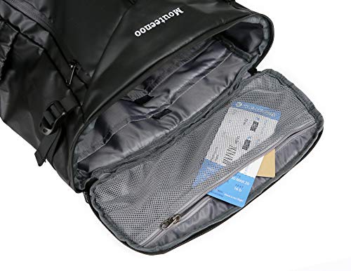 Mouteenoo Travel Backpack With Shoes Compartment For Gym Sports Hiking Water-Resistant Backpack For Men And Women (Black) #TOP7