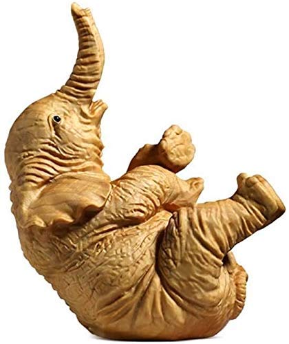 Figurine décorative en bois d'éléphant pour harmoniser votre salon