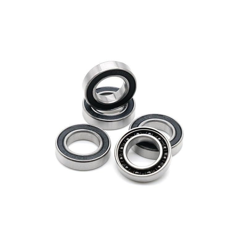 1Pcs 6801 2RS Hybrid Ceramic Bearing 12x21x5 mm ABEC-7 Bicycle Bottom Brackets Spares 6801RS Si3N4 Ball
