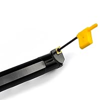 Vista 4 de OSCARBIDE Barra de mandrinar indexable de 1"x12", vástago de 1", longitud total de 12", Sclcr a mano derecha, insertos de carburo