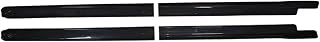 Compatible for Honda Civic 10th Generation Side Skirts 2017-2021 Two Section Style Body Kit Spoiler Diffuser(Glossy Black)