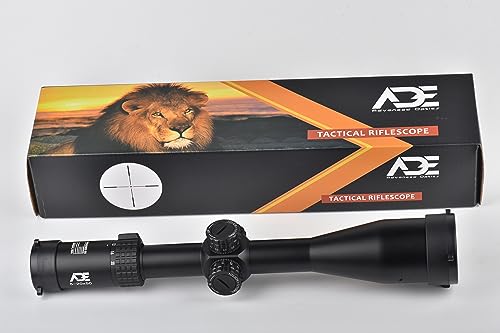 ADE ProZoom 5-20X50 Riflescope 30mm Tube with Mounts, Throw Lever and Flip up Covers. - Ade Advanced Optics
