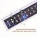 EXCEART Musical Notes Stickers 5 Pack Colorful Thumb Piano Note Labels for Beginners Removable and Easy to Use Perfect for Piano Learning