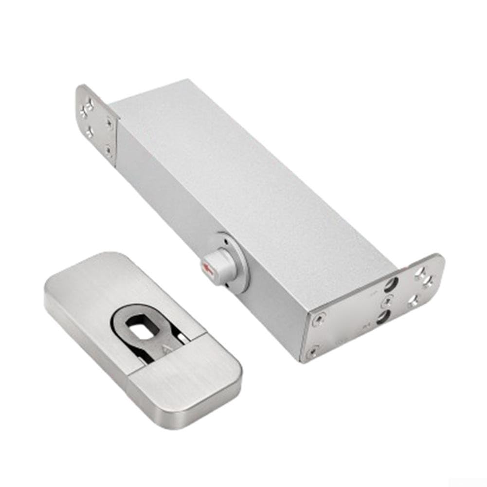 Chiudiporta idraulico a chiusura automatica per porte in legno e acciaio, adatto a 74,9-95 cm di larghezza, supporta fino a 99,8 kg, apertura liscia chiusura efficiente, finitura argento