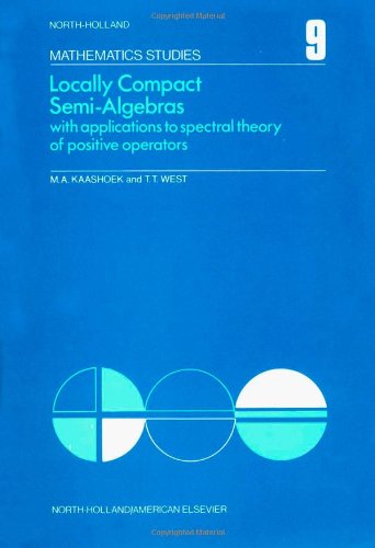 Buy Locally Compact Semi-Algebras — BookShops.in