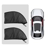 Maximaler UV- und Hitzeschutz: Das hochdichte Mesh-Gewebe blockiert effektiv schädliche UV-Strahlen und blendendes Sonnenlicht, wodurch die Innenraumtemperatur Ihres Volvo V70 III B (P3) 2007-2016 deutlich gesenkt wird und Ihre Kinder oder Haustiere während der Fahrt kühl bleiben