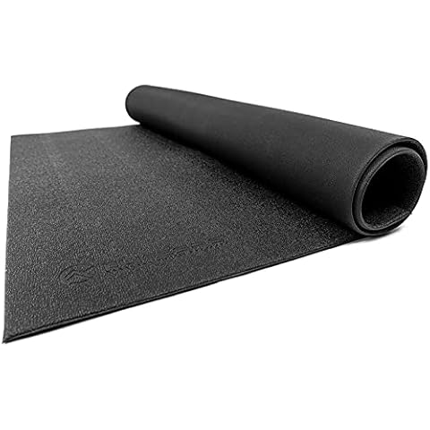 EliteSRS Jump Rope Mat Fitness -, Durable Fitness Mat With Non-Slip Texture - Portable: Easy To Store And Clean - Absorbs The Impact On Joints And Extends Jump Rope Life Black Cover