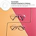 iplusmile 3 Packs Glasses Repair Thread, White Hidden Eyeglass Repair Tool Glasses Accessories, Eyeglass Fixing String for Eyeglass Accessorie