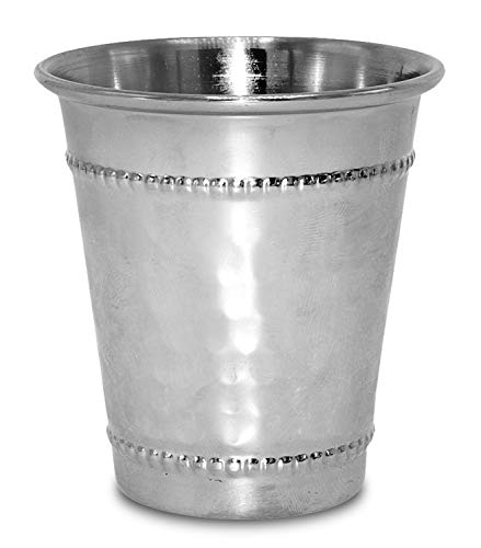 Mini copo Kiddush – Aço inoxidável – Não mancha – Para Shabbat e Páscoa – 100 ml – Judaica Shabbos e