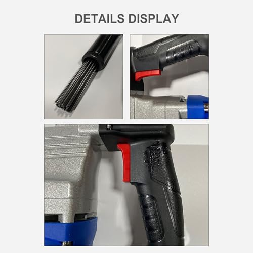Desincrustador de agujas eléctrico, pistola neumática de eliminación de óxido de 4500 RPM, limpiador de escoria de 1100 W para soldadores, herramienta eficaz para eliminar óxido y escoria, 110 V
