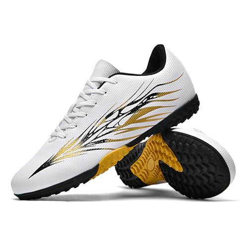lozoye Indoor Soccer Cleats Mens Womens Turf Soccer Cleats Wide Socer Shoes AG FG TF High Ankle...