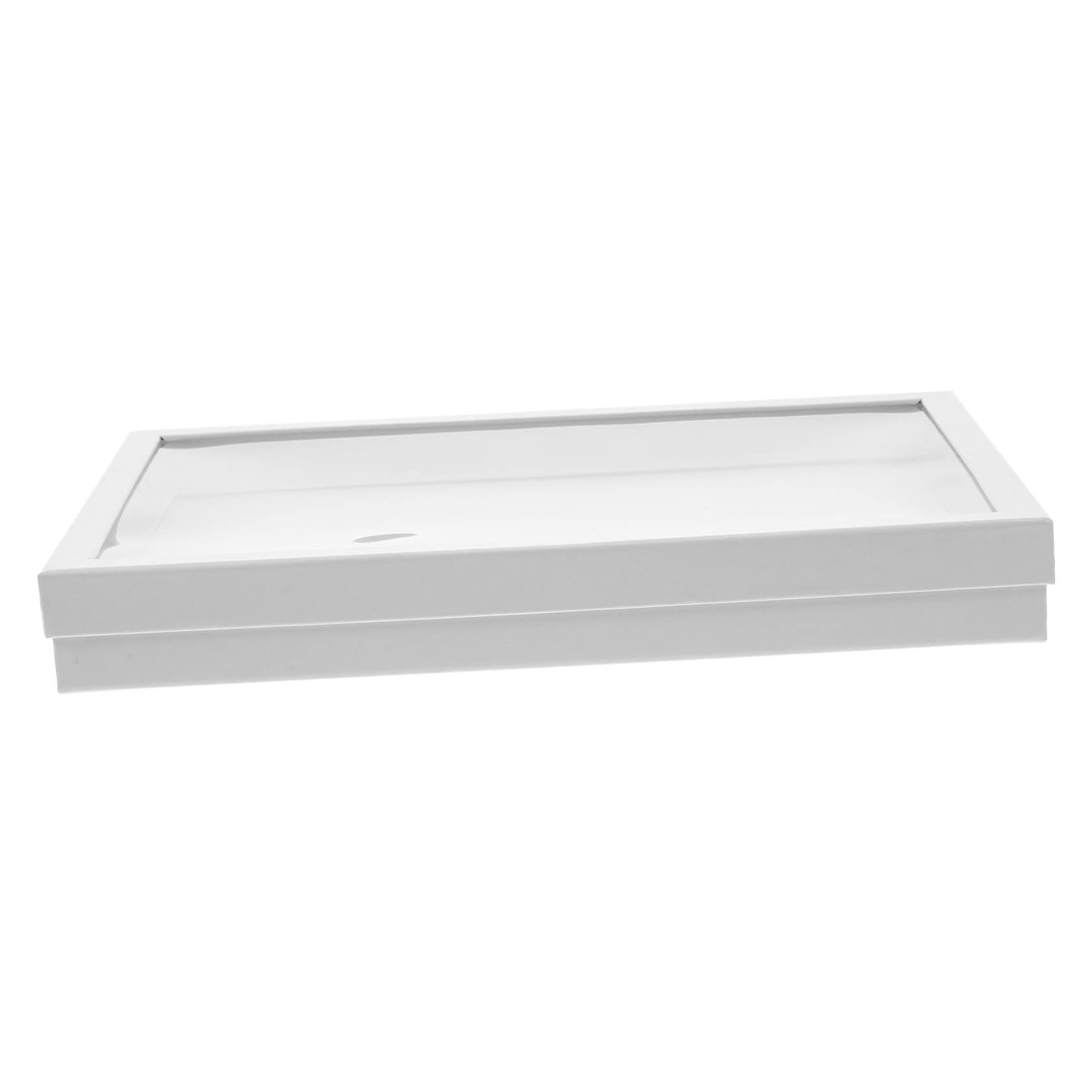 Homoyoyo 2 Pezzi Scatola Organizer Trasparente per Espositore per Collane e Design e Fessure Sistemazione per Ragazze