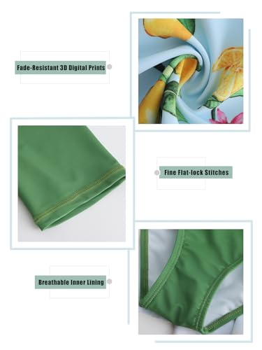 Image of Girls One Piece Swimsuits Bathing Suit for Kids Girls Summer Swim Dress Short Sleeve Swimwear 3-16 Years