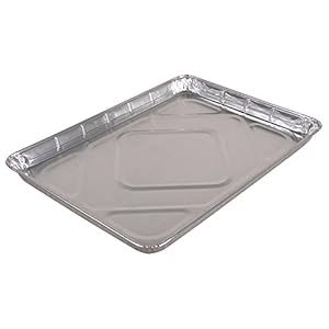 Y604245 Pactiv 1/4 Sheet Aluminum Cake Pan 100 per case
