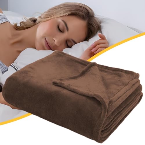 Couverture polaire lavable et chaude 150x109 cm double face - 4