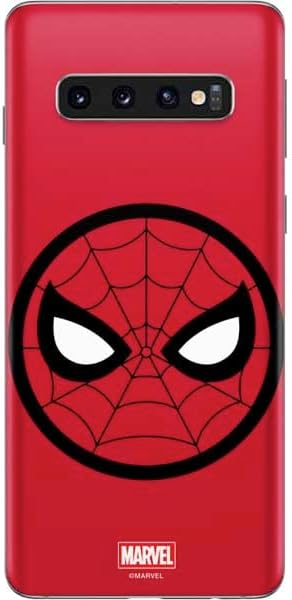 Skinit Decal Phone Skin Compatible with Galaxy S10 - Officially Licensed Marvel Spiderman Crawling Spiderman Design