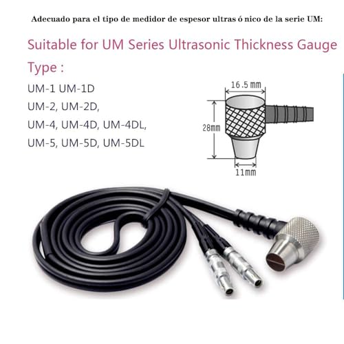 Transductor de espesor ultrasónico 5MHz PT-08 miniatura 2