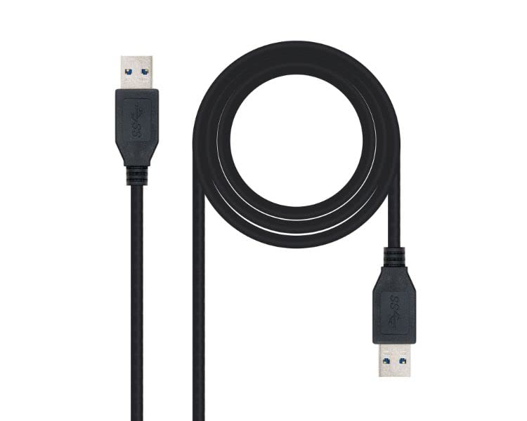 Cable - cable de conexión usb 3.0 tipo a/m-a/m de 3 m, ideal para transferencias rápidas y conexión de dispositivos. compatible y duradero.*