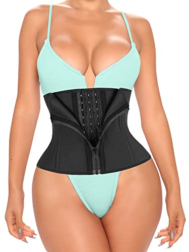 LUXURY-VITA Short Torso Waist Trainer for Women 9-inch 9 Steel Bones