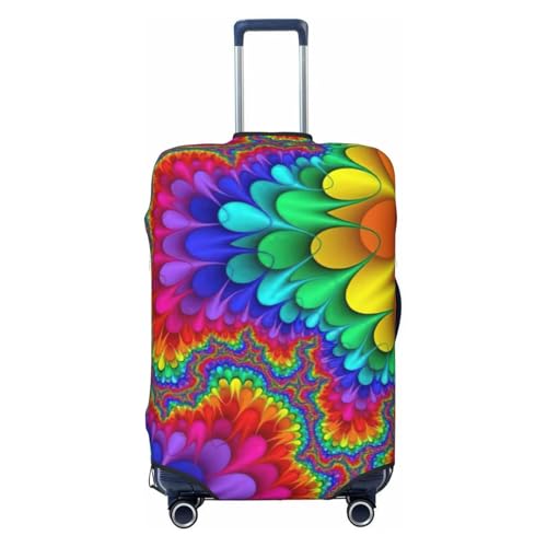 Bright Color Print Washable Luggage Cover Fashion Suitcase Protector Cover Fits 18-32 Inch Luggage