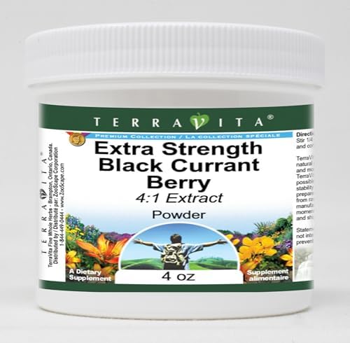 Extra Strength Black Currant Berry 4:1 Extract Powder (4 oz, ZIN: 514115) – 3 Pack