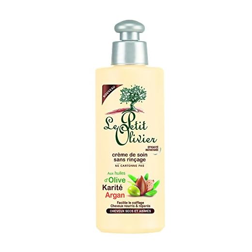 LE PETIT OLIVIER Creme de soin cheveux secs - Huile d'olive. beurre de Karité et argan - 226 g - 150 ml