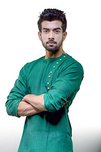 Image of Dheu Handwoven Pure Cotton Kurta Bengali Punjabi