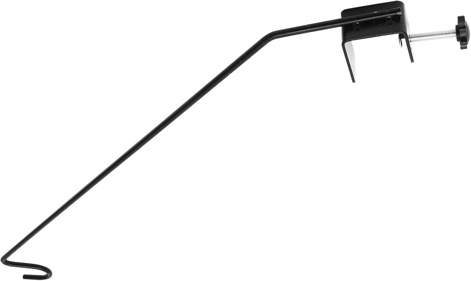 BETOOKY Outdoor Solar Light Shepherd Hook Garden Hanging Stake for Bird Feeder, Rust-Resistant Detachable Iron Hook for Yard and Patio Use
