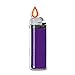 Classic Lighter Patch Embroidered Iron On Purple
