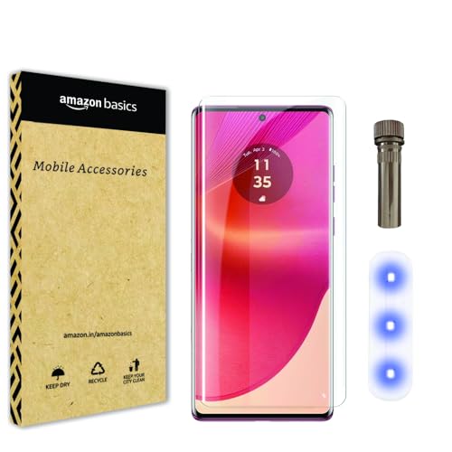 See full amazon price history chart for Amazon Basics HD UV Tempered Glass Screen Protector for Moto Edge 50 Fusion | Full Adhesive | Curved Edge to Edge Full Screen Coverage | Easy Installation Amazon Basics HD UV Tempered Glass Screen Protector for Moto Edge 50 Fusion | Full Adhesive | Curved Edge to Edge Full Screen Coverage | Easy Installation (B0D872FMSH) Amazon Price History, Amazon Price Tracker