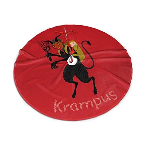 FREEHOTU Merry Krampus Weihnachtsbaum-Rock, 76,2 cm Cover