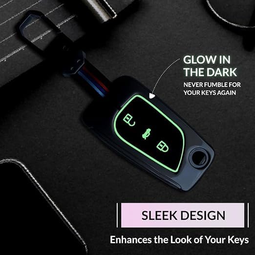 Image of NEODRIFT 'KeyShield' Car Key Cover for Toyota Corolla Altis (Shape 1, 03 Buttons) & (Durable, Stylish and 360 Protection)