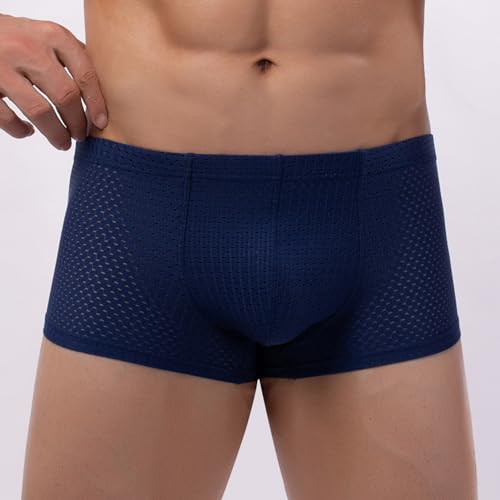 Men's Sexy Mesh Shorts Boxers Underwear Breathable Panties Boxershorts Male Soft Underpants3