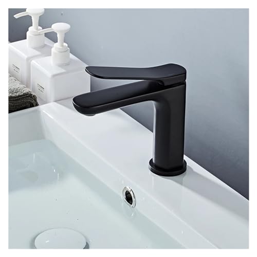 Robinet de lavabo anti-éclaboussure à levier unique pour vasque de bain