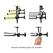 TENBEST Photography Backdrop Roller Support System, 3 Rollers, Wall/Celing/Light Stand Backdrop Mount, Background Support