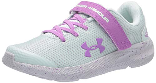 Under Armour Unisex Child Pre School Pursuit 2 Alternative Closure Sneaker, Seaglass Blue (403 Halo Gray, 1 Little Kid US