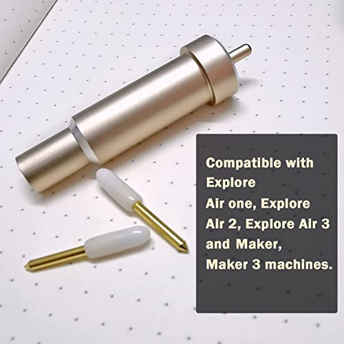 Lâmina de ponta fina premium com invólucro para Cricut Maker, caixa de corte fino premium com lâmina