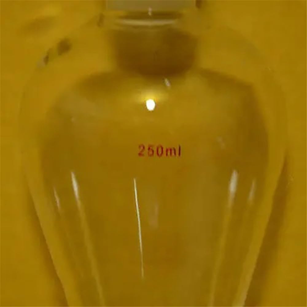 Embudo de separación de vidrio 24/29 de 250 ml for laboratorio, material de laboratorio de PTFE