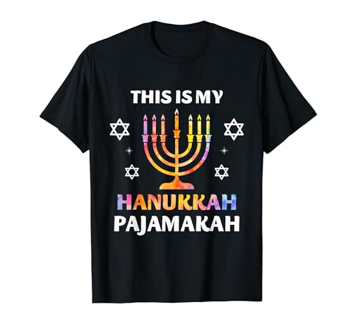 This Is My Hanukkah Pajamakah Hanukkah Pijama divertido Camiseta