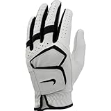 Nike Women's Dura Feel IV Regular White Golf Glove, Left Hand, Large