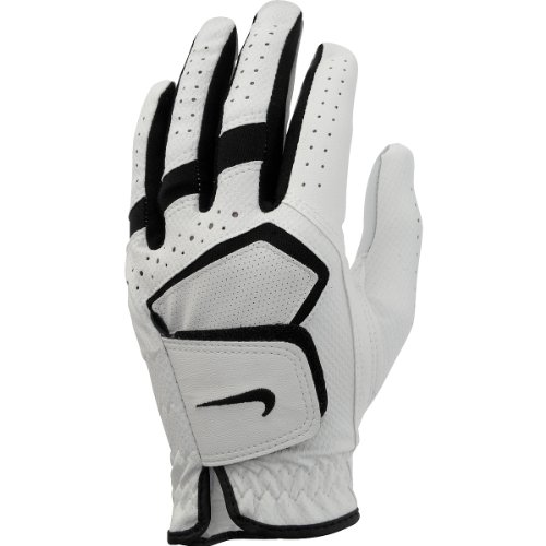 Nike Women's Dura Feel IV Regular White Golf Glove, Left Hand, Large