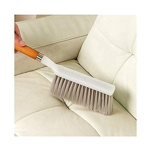 STOIC Dust Removal Brush | Microfibre Bristles | All Purpose Dusting Brush | Semi Hard Long Bristle for Carpet, Keyboard, Home, Hotel and Household - Pack of 1 (White) (B0BS6MBQ28) Amazon Price History, Amazon Price Tracker