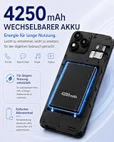invens Note TK01 Dual SIM Handy ohne Vertrag, 9 GB RAM (3+6), 32GB, Blau – Ansicht 7