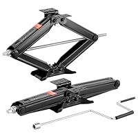 VEVOR RV Scherenwagenheber Wagenheber mit Handkurbel & Steckschlüssel & Wasserwaage (2 Stk.) Stabilisator Nivellierung 103-595 mm Hubhöhe Stabilisatorwagenheber nicht leicht zu verbiegen (2948 kg)