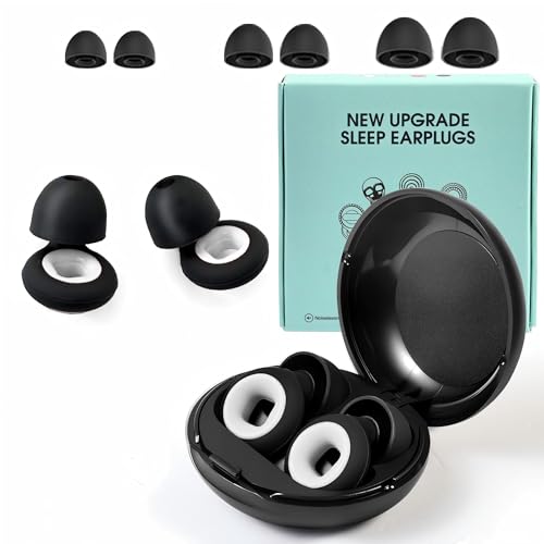 Earplugs Motorcycle.Ear Plugs for Sleeping Noise Cancelling 35dB Noise ReductionReusable Ear Plugs Super Soft for Motorcycles CyclingSleepingWorkTravel (White Inner Ring)