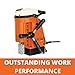 Fein JHM Magforce Magnetic Base Drill with Fixed Drill Motor for Work in Confined Spaces - 1,100W, 1-5/8