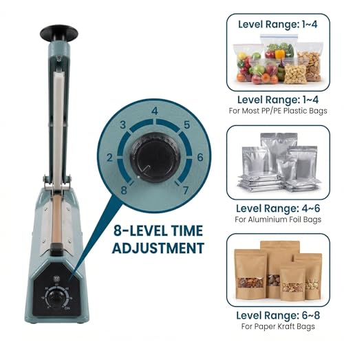Image of Delivery Pax Sealing machine 12 inch Heavy Duty Heat Sealer| Sealing machine for food packets| Packet sealer machine | Packaging machine| Packing Machine| Paking Machine (300mm)
